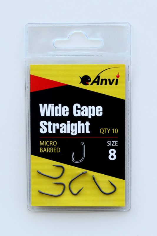 Гачок короповий Anvi Wide Gape Straight №8 - 10 шт/уп