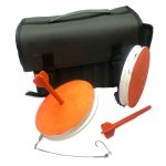 Кружки рыболовные - Оснащенные - Усиленные - Крючок 8,5х26 Корея - 10 штук + Сумка Хаки