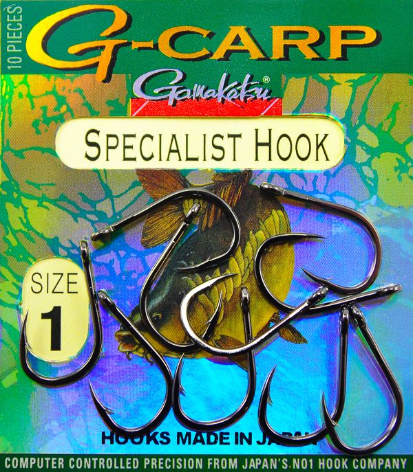 Крючок Gamakatsu G-Carp Specialist Hook - 10 шт/уп