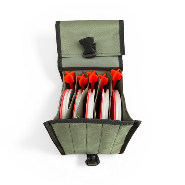 Кружки рибальські - Неоснащені - Посилені - 5 штук + Сумка Хакі