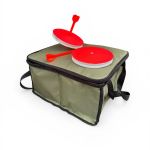 Кружки рыболовные - Оснащенные - Усиленные (тройник) - 20 штук + Сумка Хаки