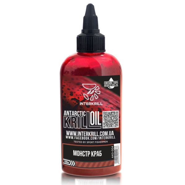 Крилевое масло Interkrill - Монстр Краб - 100 мл