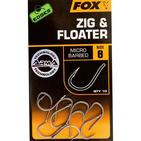 Гачки Fox EDGES Zif&Floater - Для зиг-ригу - 10 шт/уп