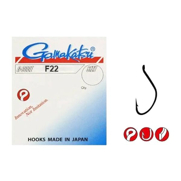 Гачок Gamakatsu F22 - 25 шт/уп