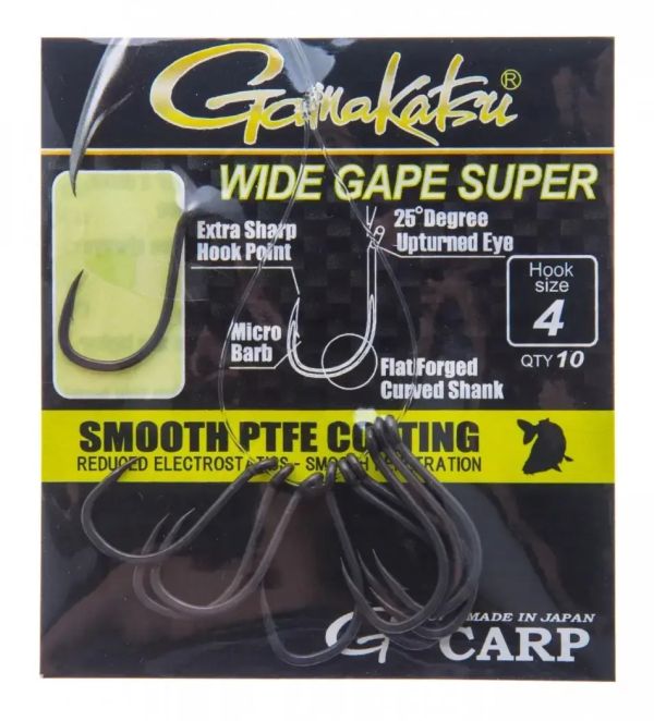 Гачок Gamakatsu G-Carp Wide Gape Super - 10 шт/уп