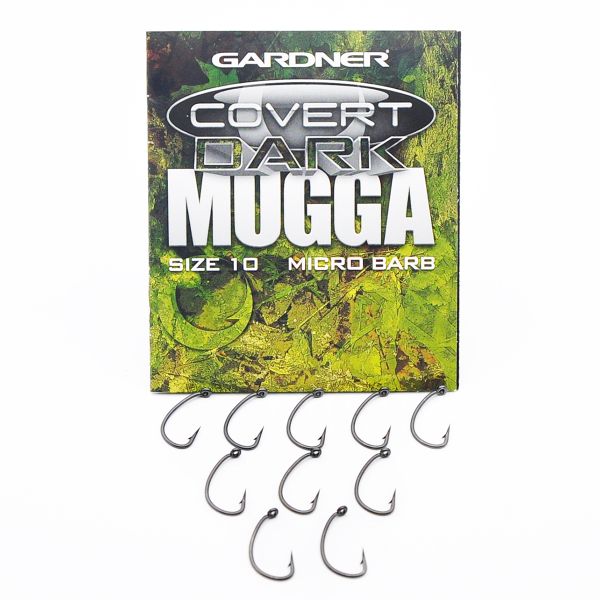Гачок Gardner Dark Mugga Hooks Barbed - 10 шт.