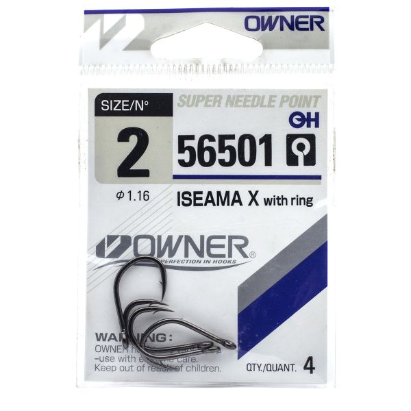 Крючок Owner OH Iseama X - With ring - 56501