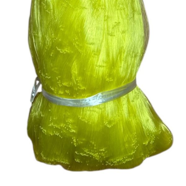 Сетеполотно Platinum Corona - Рибальська лялька - Жилка 0,23 мм - Жовтий - Висота 75 вічок - Довжина 150 м