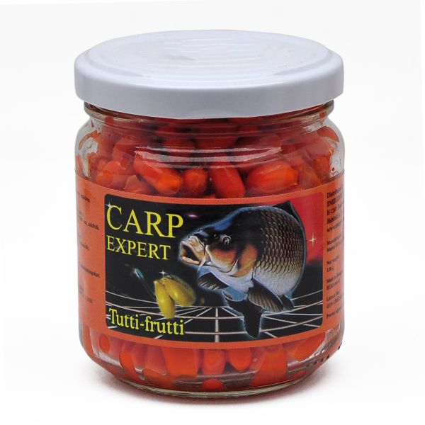 Кукуруза Energofish Carp Expert 10-15 мм - 212 мл - Без сиропа - Тутти-Фрутти оранжевая