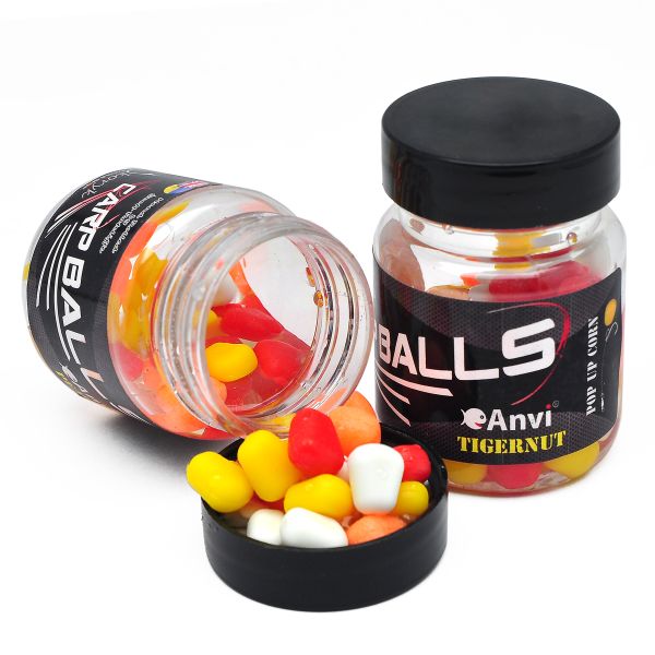 Силиконовая кукуруза Carp Balls Anvi в дипе - Color Mix - Плавающая - Tiger Nut