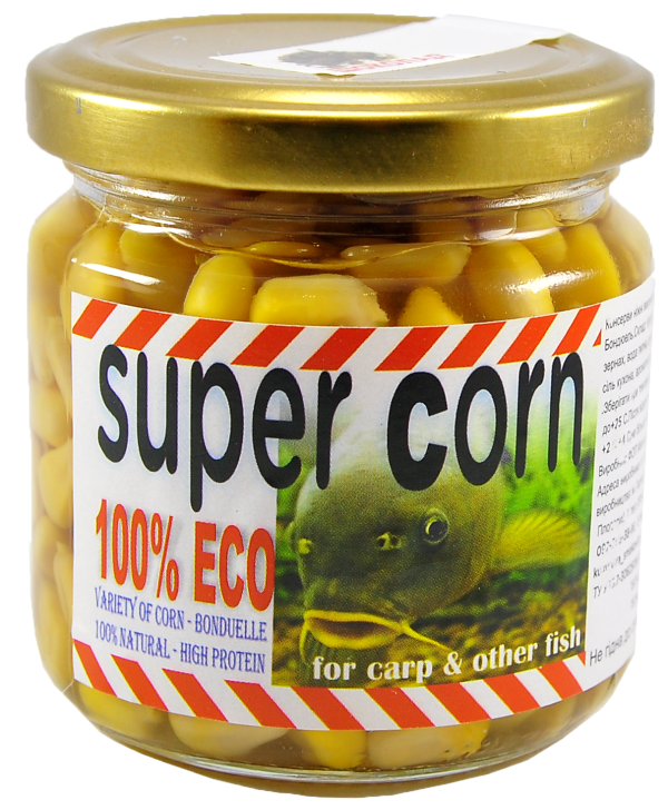 Кукуруза натуральная Super Corn - В стеклянной банке - 200 мл