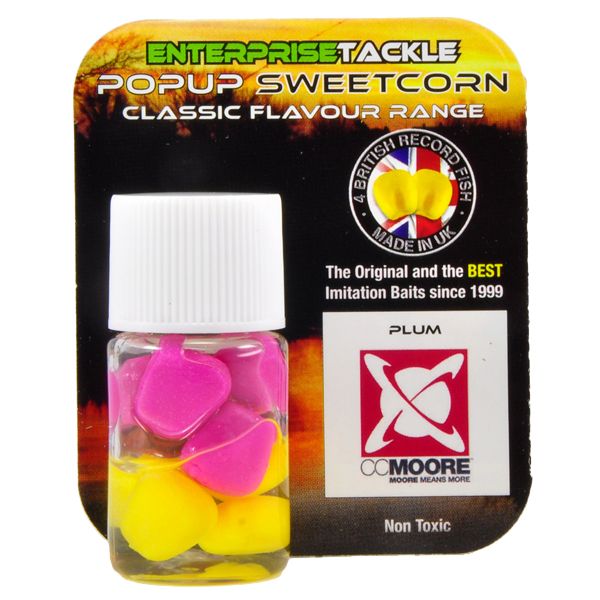 Кукуруза силиконовая EnterPrise в дипе - Искусственная - Plum Corn-CC Moore - Yellow/Bright Purple - 8 шт/уп