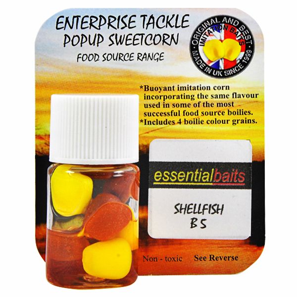 Кукуруза силиконовая EnterPrise в дипе - Искусственная - Shellfish B5 Corn - Yellow/Brown - 8 шт/уп