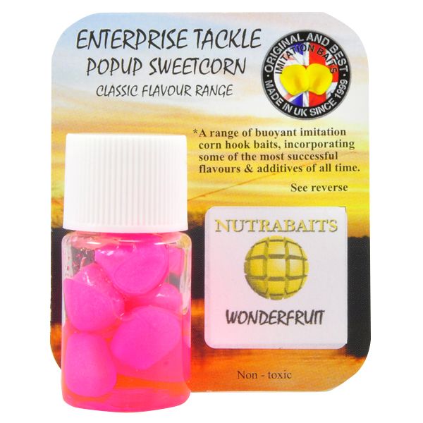 Кукуруза силиконовая EnterPrise в дипе - Искусственная - Wonderfruit Corn-Nutrabaits - Fluoro Pink - 8 шт/уп