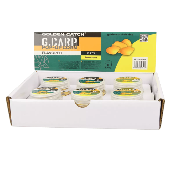 Кукурудза силіконова GC G. Carp Pop-Up Flavored 10 мм - 12 шт. - Груша