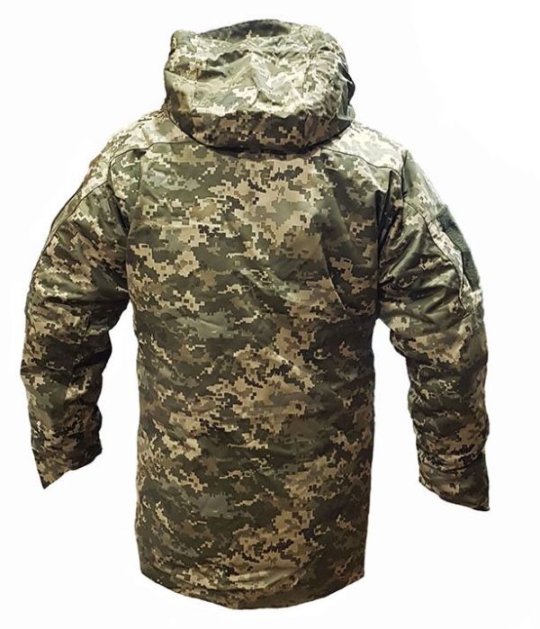 Куртка зимняя ВСУ ветровлагозащитная с утеплителем - Пиксель