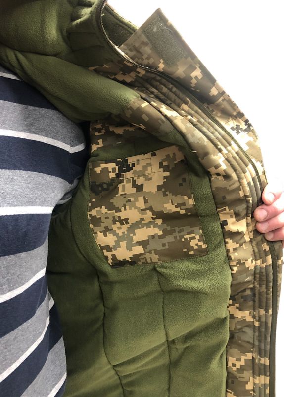Куртка зимняя полевая утепленная ММ14 - Пиксель