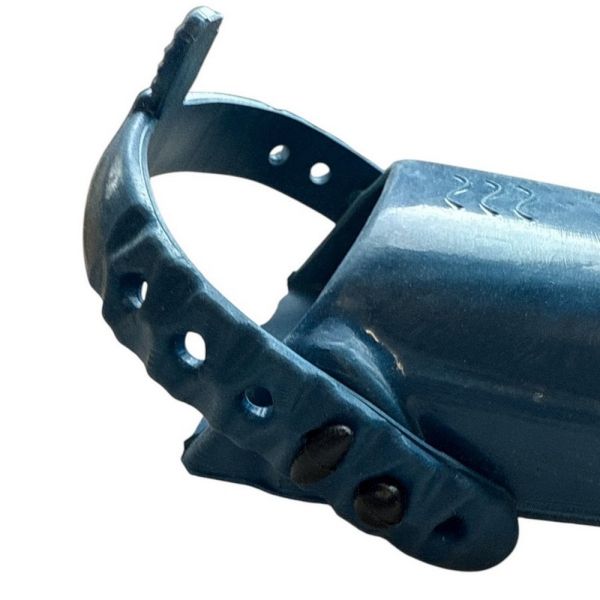 Ласты детские для бассейна с открытой пяткой - Размер 16,5-22,5 (100-140 мм) - Голубые