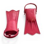 Ласты детские для бассейна с открытой пяткой - Размер 16,5-22,5 (100-140 мм) - Красные