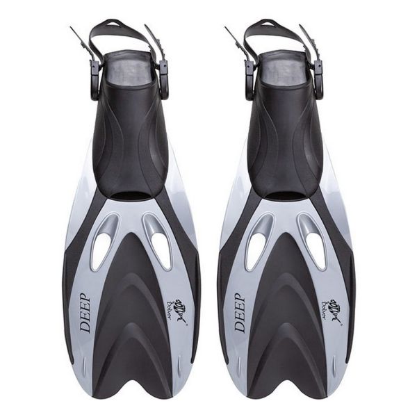 Ласты Dolvor F66 Deep - Размер M (39-43) - С открытой пяткой - Серебро