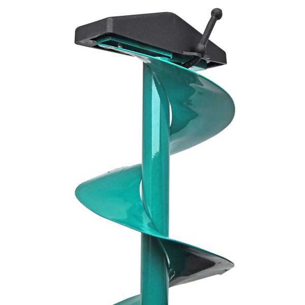 Ледобур Харьковский Двуручный - 130 мм - Левое вращение - Бирюза