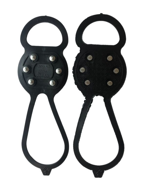 Ледоступы 6+6 шипов - Резина