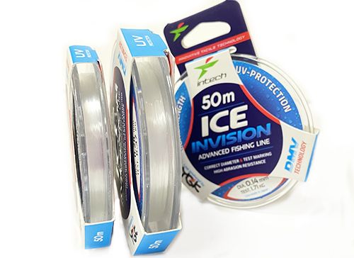 Леска зимняя Intech Invision Ice Line - Прозрачный - 50 м