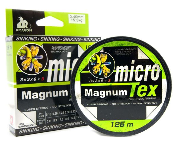 Жилка Dragon - Micro Magnum Tex - Clear (Прозорий) - 125 м