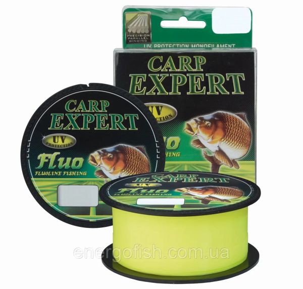Леска Energofish Carp Expert UV Fluo - Yellow (Желтый) - 300 м