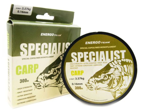 Жилка Energoteam Specialist Carp - Натуральний білий - 300 м