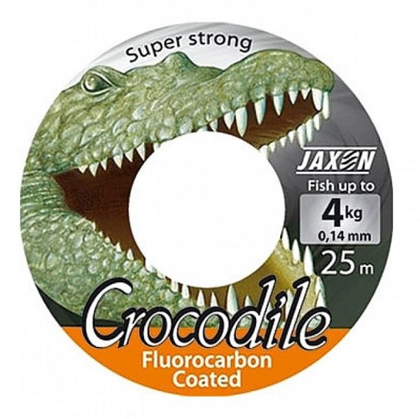Жилка Jaxon Crocodile Fluorocarbon Coated - Clear (Прозорий) - 25 м