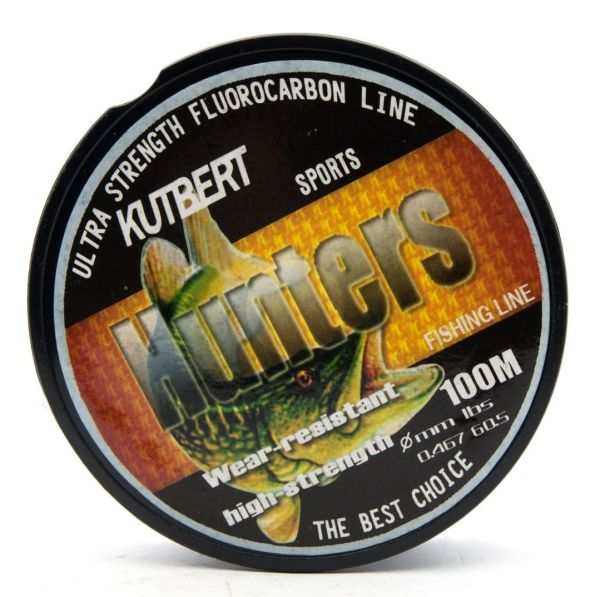 Жилка Kutbert Hunter - Sports - Fluorocarbon Coated - Clear (Прозорий) - 100 м