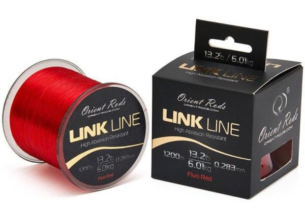 Леска Orient Rods - FR028 - Red (Красный) - 1200 м