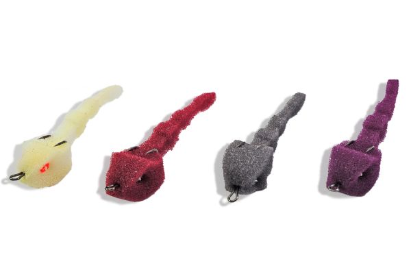 Приманка Рыбка поролоновая Levsha NN 3D Animator - Набор V/BL/BR/W