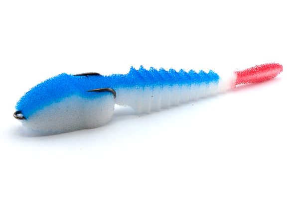 Приманка Рыбка поролоновая Levsha NN 3D Stream - Цвет WBlue