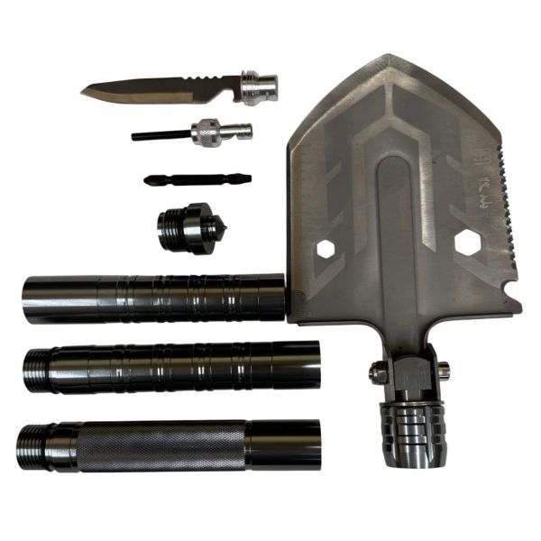 Лопата багатофункціональна 16 в 1 - Нержавіюча сталь - Китай