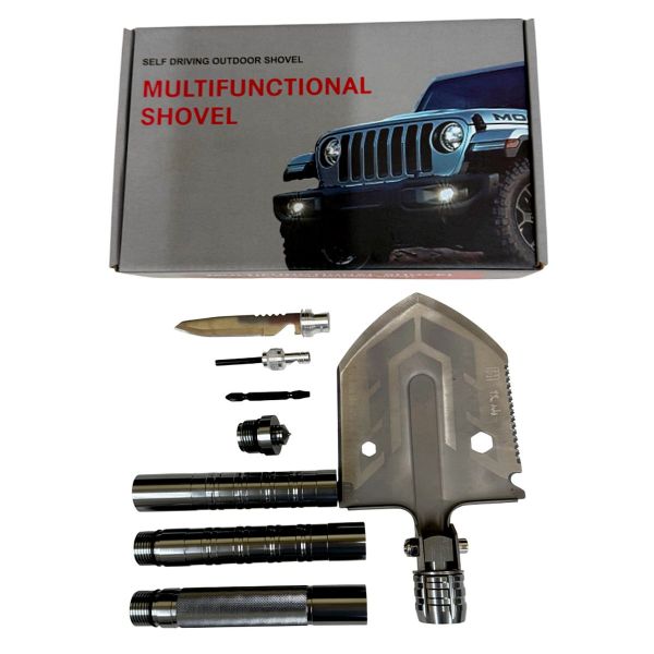 Лопата багатофункціональна 16 в 1 - Нержавіюча сталь - Китай