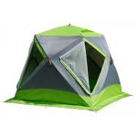 Палатка зимняя Лотос Куб 3 Компакт Термо - 3-х местная - 210x210x180 - Зеленая