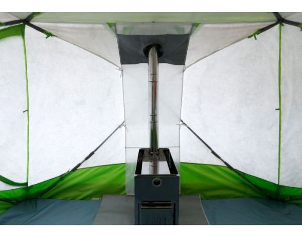 Палатка зимняя Лотос Куб 3 Компакт Термо - 3-х местная - 210x210x180 - Зеленая