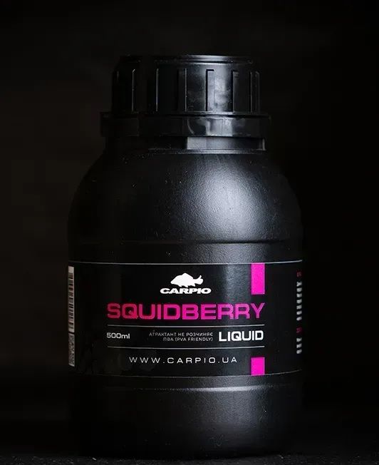 Жидкий аттрактант liquid Carpio - SquidBerry - 500 мл - Кальмар/Ягоды