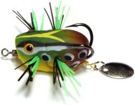 Лягушка-поппер-спиннер Kosadaka LB10 - 30 мм - 4 г - G02