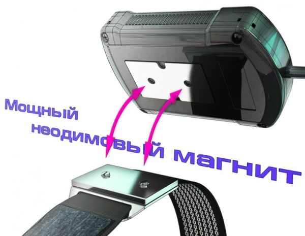 Магнітний фіксатор на ремені для ехолота Практик 6 - Неодимовий магніт