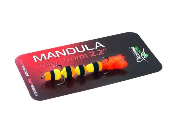 Мандула Killer Worm 4 сегменти 2,2" 55 мм - Мікро - ПрофМонтаж - #905