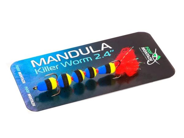 Мандула Killer Worm 5 сегментів 2,4" 60 мм - Мікро - ПрофМонтаж -#901