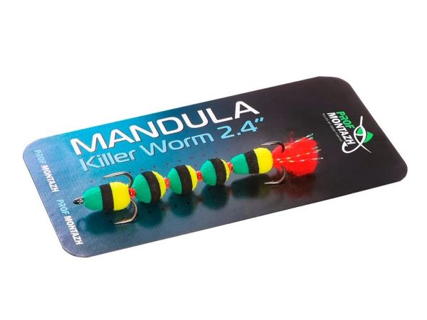 Мандула Killer Worm 5 сегментов 2,4" 60 мм - Микро - ПрофМонтаж - #902