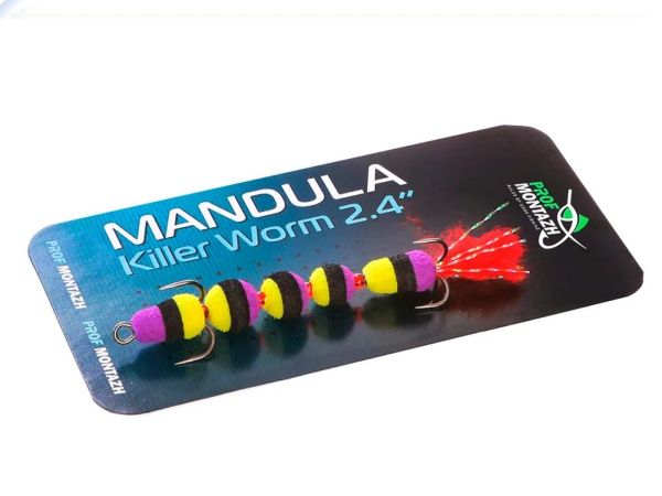 Мандула Killer Worm 5 сегментів 2,4" 60 мм - Мікро - ПрофМонтаж - #913