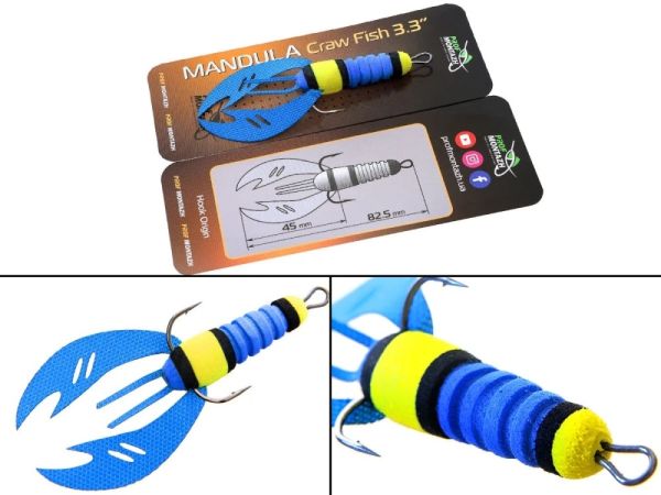 Мандула Рачок Craw Fish 3,3" (83 мм) - ПрофМонтаж - #713