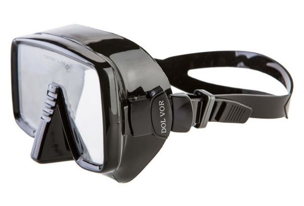 Маска для плавания Dolvor M109S - Чёрный (Black)