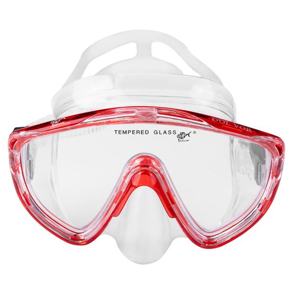 Маска для плавання Dolvor M172P - Червона