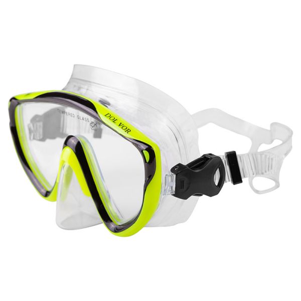 Маска для плавания Dolvor M172P - Желтая